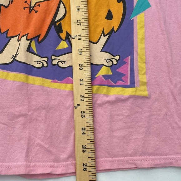 HANNA BARBERA The Flintstones Pink T shirt Size M - Picture 8 of 8